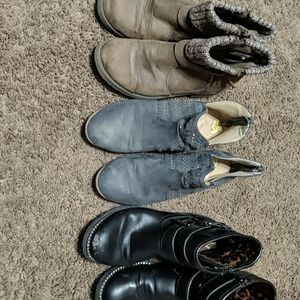 Lot of 3 pair boots
